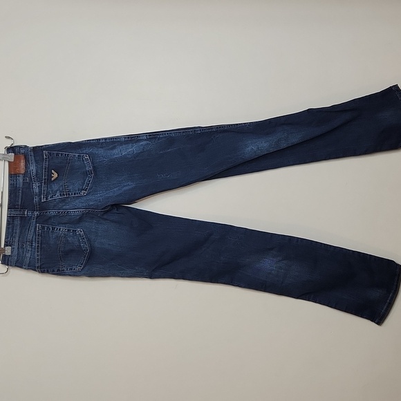 Armani Jeans “Rose” Slim Straight Denim Jeans – Size 27 Dark Wash - Picture 4 of 5